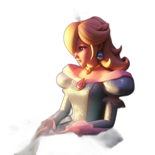 dress, staff, crown, weapon transparent PNG cut-out