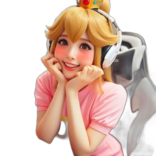 crown, robot, face, staff transparent PNG cut-out