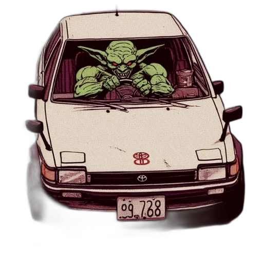 car, creature, concept art, pixel art transparent PNG cut-out