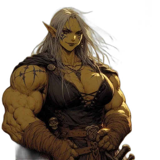 fantasy art, concept art, comic book art, pixel art transparent PNG cut-out