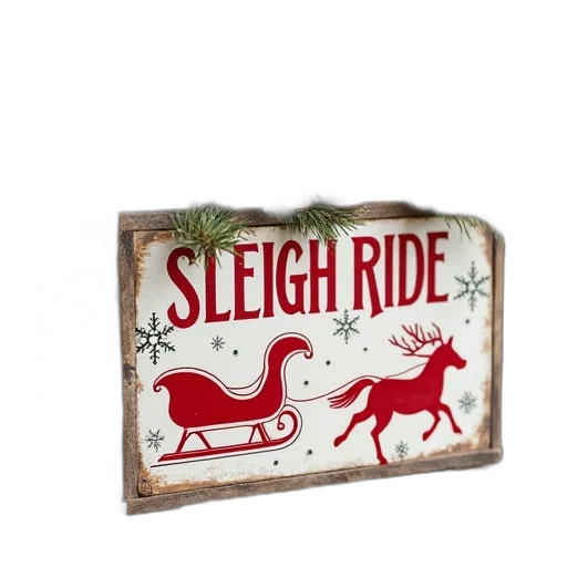 vintage, crate, holds, sleigh transparent PNG cut-out