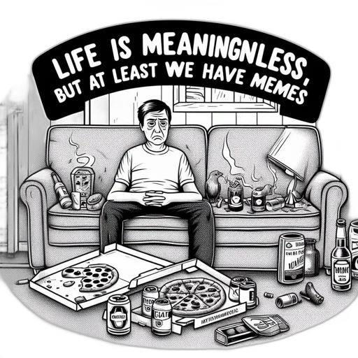 food, cartoon, comic book art, man transparent PNG cut-out