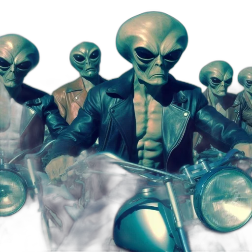 concept art, outer space, alien, figure transparent PNG cut-out
