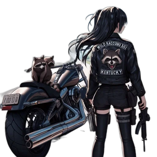 jacket, weapon, animal, car transparent PNG cut-out