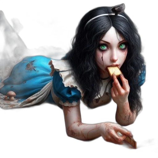 dress, mask, food, fantasy art transparent PNG cut-out