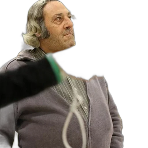 staff, jacket, hair, sword transparent PNG cut-out