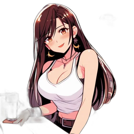 staff, dress, anime, pixel art transparent PNG cut-out