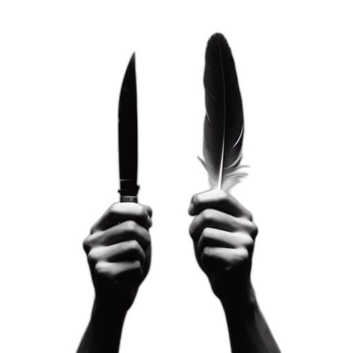 weapon, sword, staff, hair transparent PNG cut-out