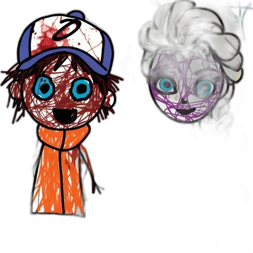 mask, creature, concept art, cartoon transparent PNG cut-out