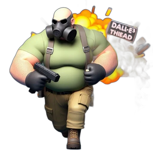 jacket, mask, staff, weapon transparent PNG cut-out