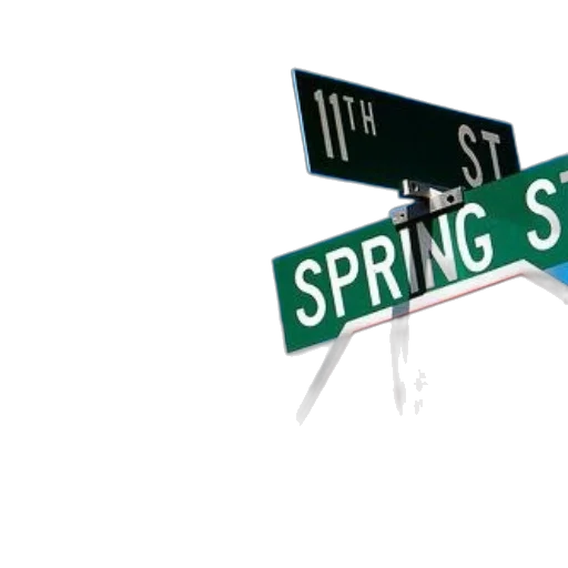 3d render, city street, stop, sign transparent PNG cut-out