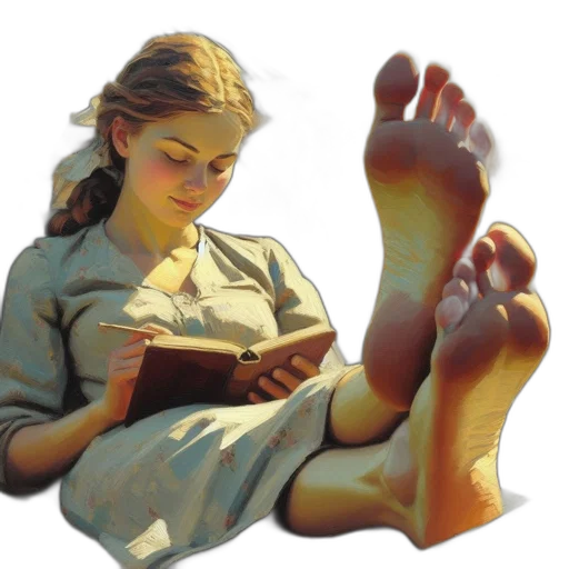 shoes, photorealistic, oil painting, concept art transparent PNG cut-out