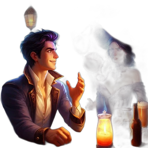 concept art, fantasy art, pixel art, comic book art transparent PNG cut-out