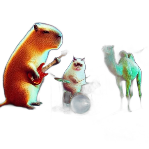 animal, concept art, 3d render, photorealistic transparent PNG cut-out