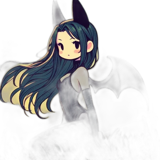 dragon, creature, staff, mask transparent PNG cut-out
