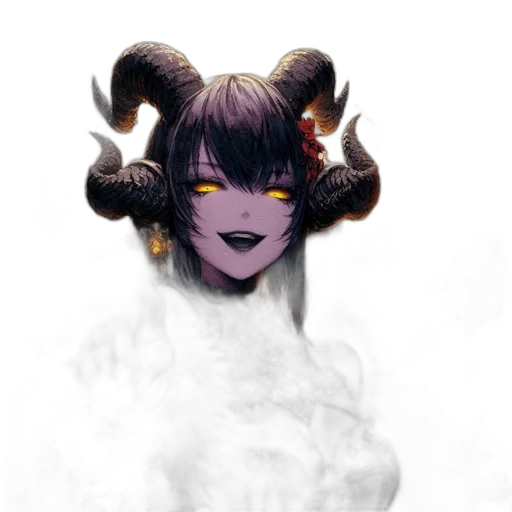 mask, dragon, creature, staff transparent PNG cut-out