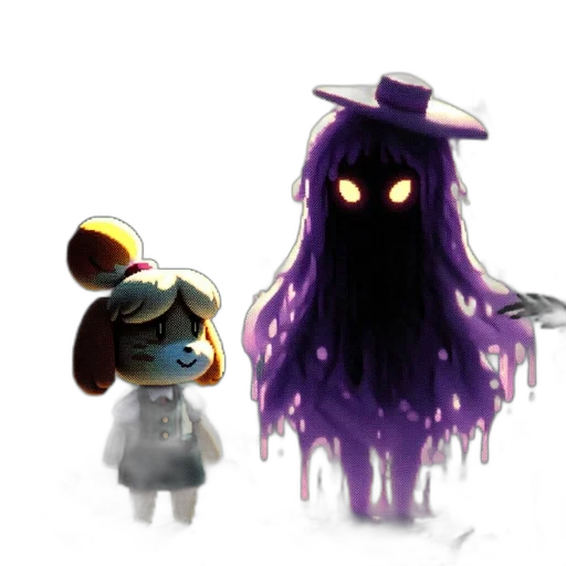 hat, creature, staff, mask transparent PNG cut-out