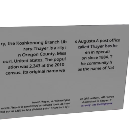 postcard, featuring, thayer, city transparent PNG cut-out