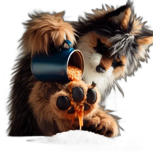 food, mask, photorealistic, 3d render transparent PNG cut-out