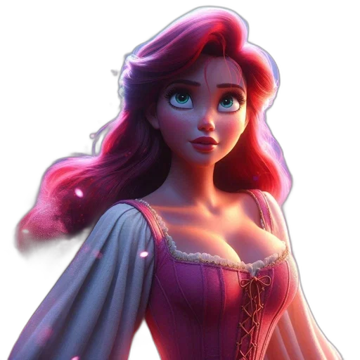 dress, crown, face, jewelry transparent PNG cut-out