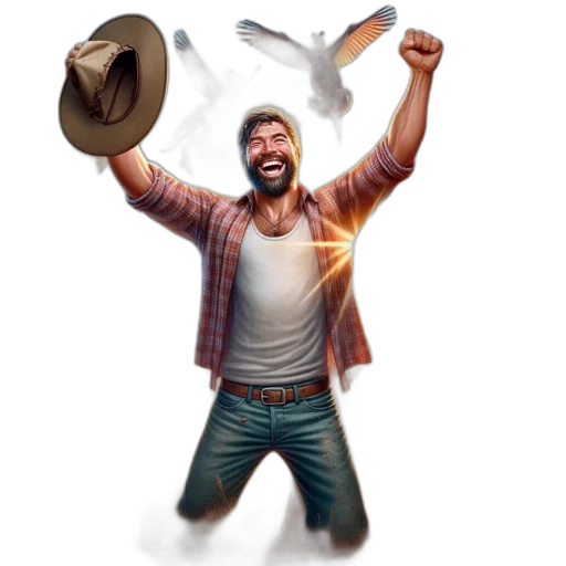 hat, weapon, staff, concept art transparent PNG cut-out