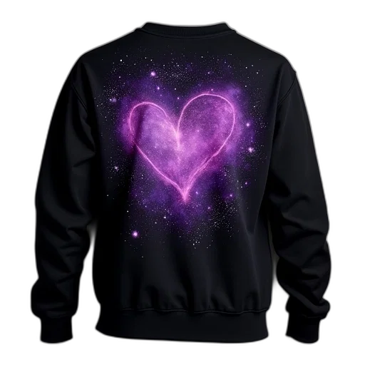 jacket, outer space, black, galaxy transparent PNG cut-out