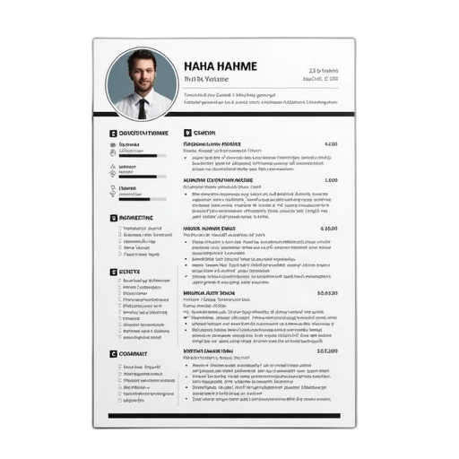 staff, professional, sample, resume transparent PNG cut-out