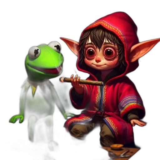 staff, creature, concept art, fantasy art transparent PNG cut-out