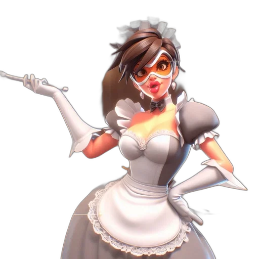 staff, dress, weapon, robot transparent PNG cut-out