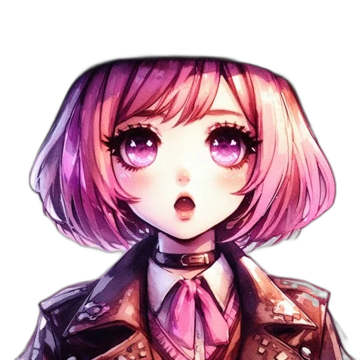 jacket, face, staff, creature transparent PNG cut-out