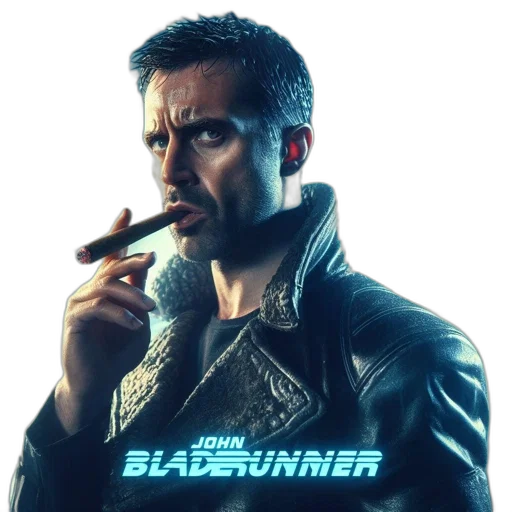 jacket, cyberpunk, comic book art, concept art transparent PNG cut-out