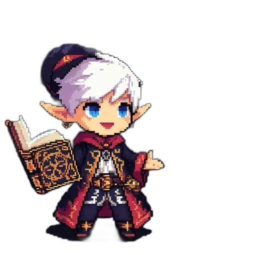 staff, weapon, pixel art, fantasy art transparent PNG cut-out