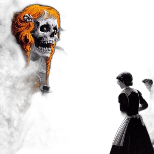 dress, mask, concept art, photorealistic transparent PNG cut-out