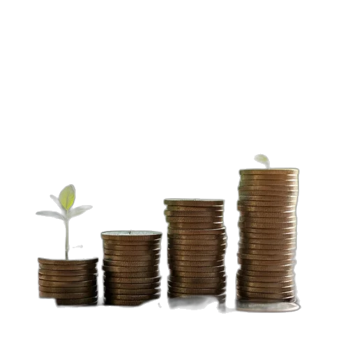 3d render, tax, savings, retirement transparent PNG cut-out