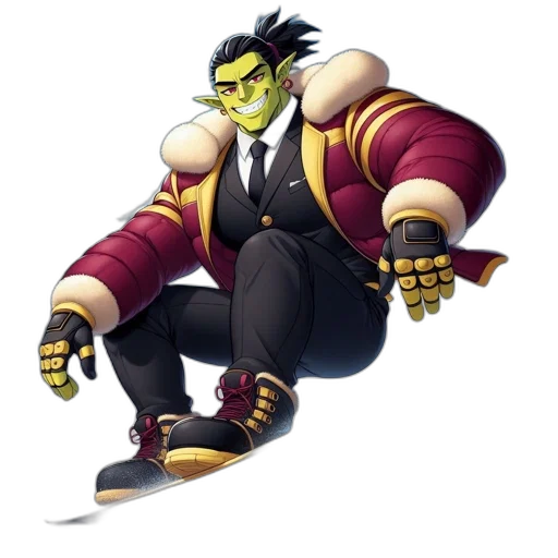 staff, jacket, concept art, comic book art transparent PNG cut-out