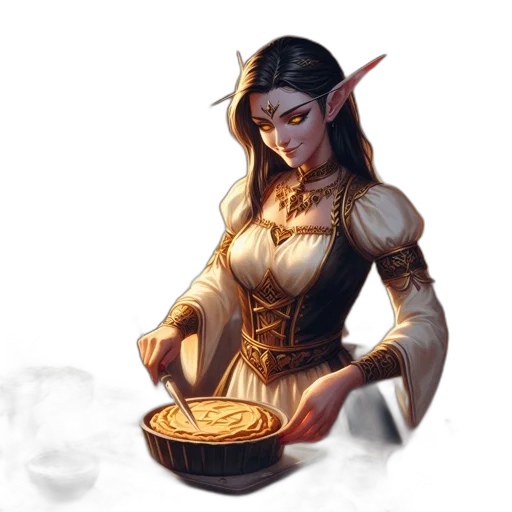 staff, jewelry, food, fantasy art transparent PNG cut-out
