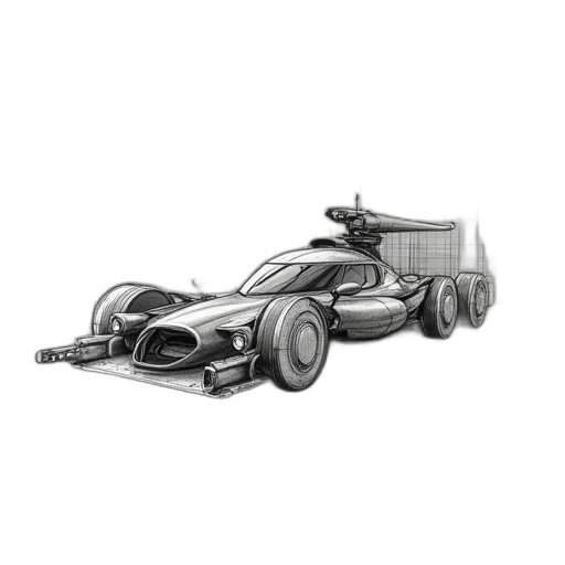 car, weapon, robot, concept art transparent PNG cut-out
