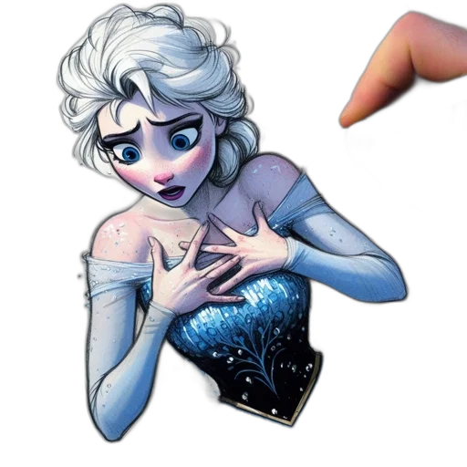 dress, jewelry, concept art, cartoon transparent PNG cut-out