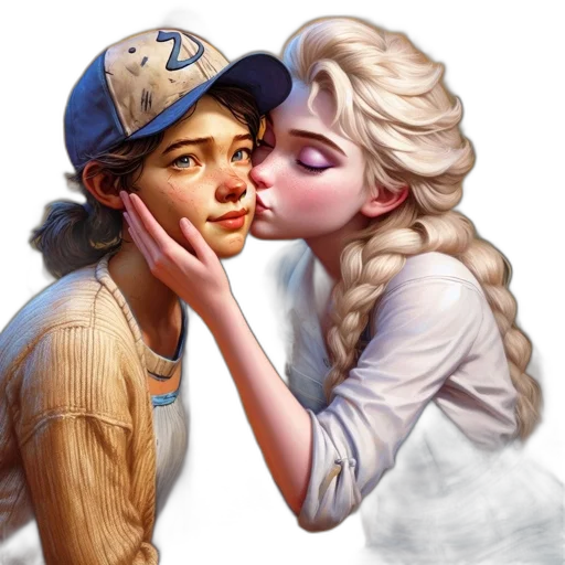 face, hat, photorealistic, concept art transparent PNG cut-out