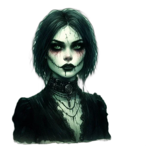 face, mask, creature, staff transparent PNG cut-out
