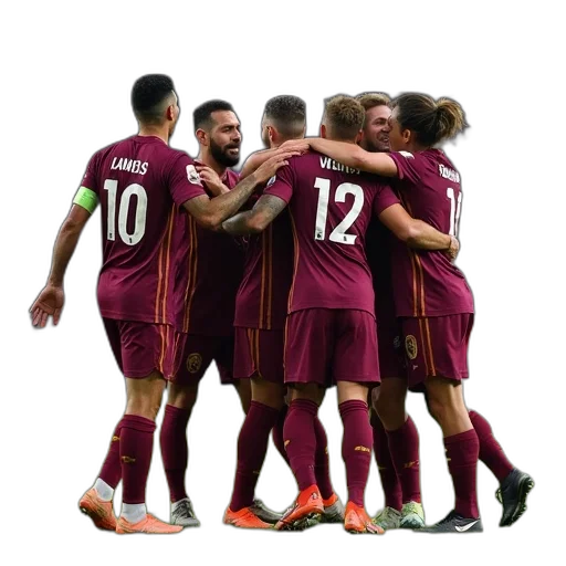 staff, players, fiorenti, celebrate transparent PNG cut-out