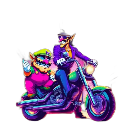 vaporwave, pixel art, concept art, cartoon transparent PNG cut-out