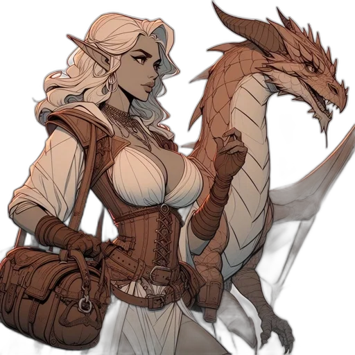 dragon, fantasy art, concept art, pixel art transparent PNG cut-out