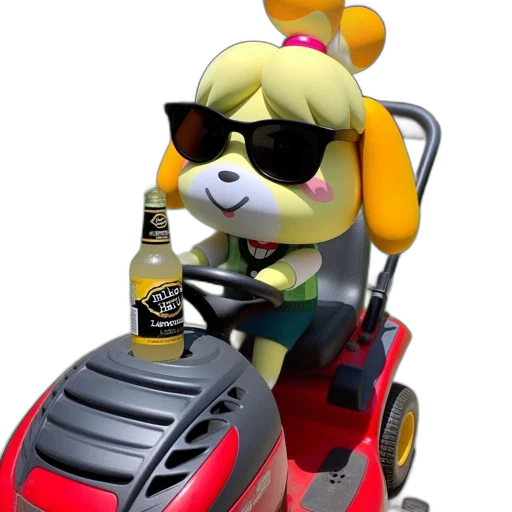 car, animal, 3d render, concept art transparent PNG cut-out