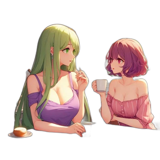 dress, food, pixel art, anime transparent PNG cut-out