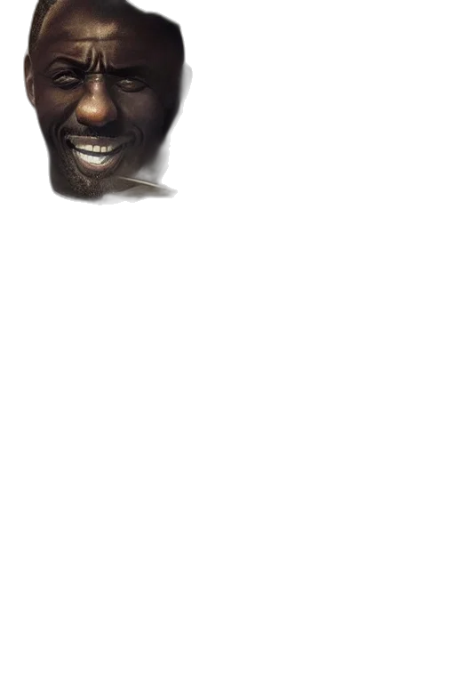 face, mask, hair, creature transparent PNG cut-out