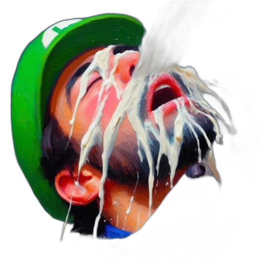 hat, mask, face, hair transparent PNG cut-out