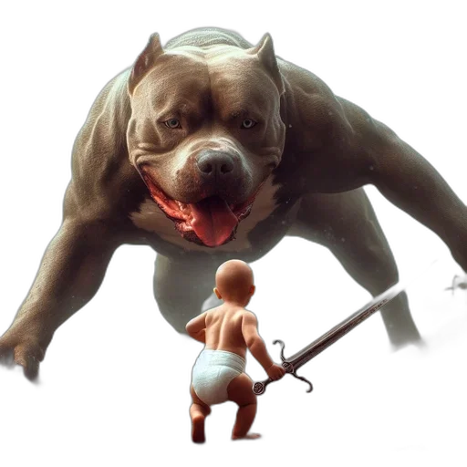 animal, creature, weapon, staff transparent PNG cut-out