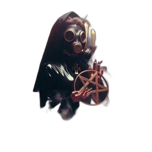 mask, robot, creature, weapon transparent PNG cut-out