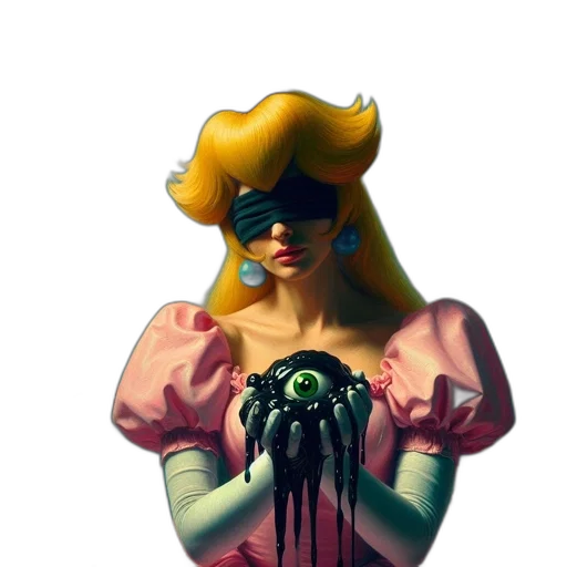 mask, dress, weapon, crown transparent PNG cut-out